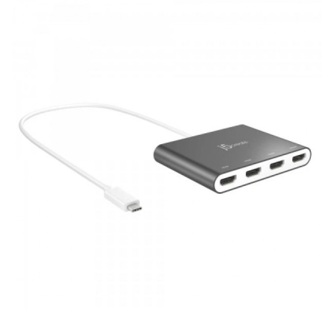 Адаптер USB-C to 4xHDMI F quad display J5create (JCA366-N)
