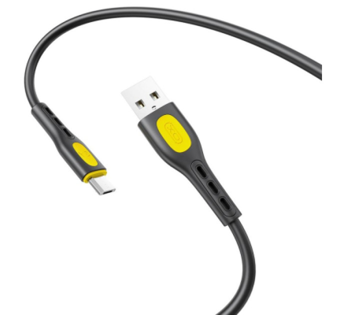 XO Дата кабель USB 2.0 AM to Micro 5P 1.0m black XO (NB280_M_Black)