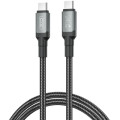 XO Дата кабель USB-C to USB-C 1.0m 240W black XO (NBQ264A_С_Black)