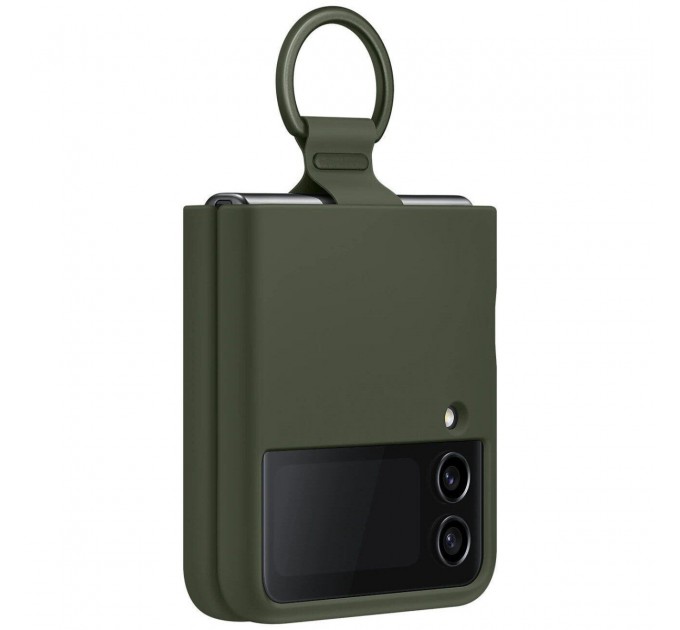 Чохол-накладка Samsung Silicone Cover with Ring для Samsung Galaxy Flip 4 SM-F721 Khaki (EF-PF721TGEGUA)