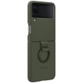 Чохол-накладка Samsung Silicone Cover with Ring для Samsung Galaxy Flip 4 SM-F721 Khaki (EF-PF721TGEGUA)