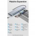Vention Концентратор Vention USB3.1 Type-C to DP/HDMI/VGA/USB-C/USB3.0x3/RJ45/SD/TF/TRRS 3.5mm/PD 100W 12in1 (THSHC)