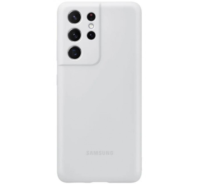 Чохол-накладка Samsung Silicone Cover для Samsung Galaxy S21 Ultra SM-G998 Light Gray (EF-PG998TJEGRU)