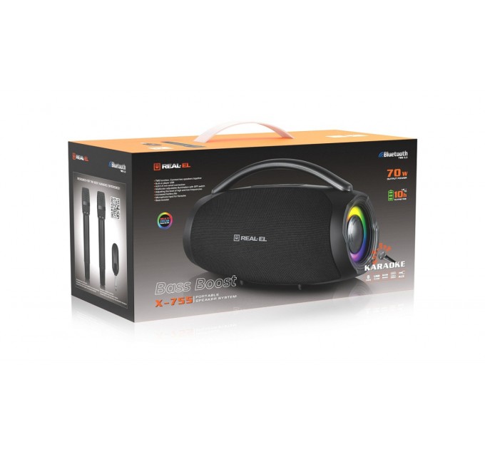 Акустична система REAL-EL X-755 Black