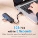 Vention Концентратор Vention USB 3.0 to 3хUSB 3.0/RJ45 Gigabit black (CHNBB)
