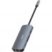 Media-Tech Концентратор Media-Tech USB3.1 Type-C to HDMI/USB 3.0x3/RJ45/SD/MicroSD/PD 100W Hub Pro 8-in-1 (MT5044)