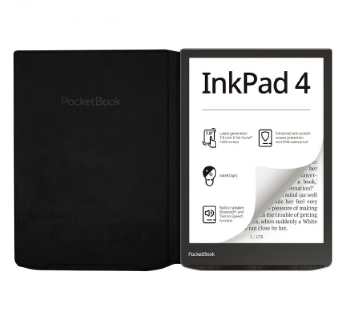Чохол до електронної книги Pocketbook 743 Flip cover black (HN-FP-PU-743G-RB-WW)