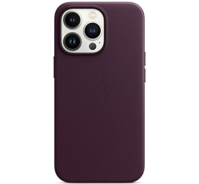 Apple Чохол-накладка Apple Leather Case with MagSafe для Apple iPhone 13 Pro Dark Cherry (MM1A3)