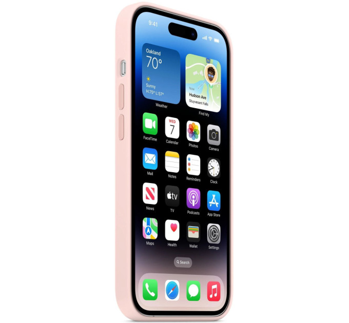 Apple Чохол-накладка Apple Silicone Case with MagSafe для Apple iPhone 14 Pro Chalk Pink (MPTH3)