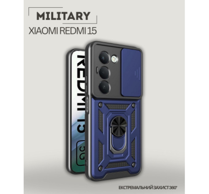 BeCover Чохол до мобільного телефона BeCover Military Xiaomi Redmi 15 Blue (713922)