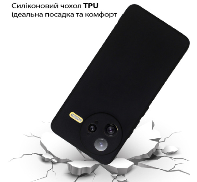 BeCover Чохол до мобільного телефона BeCover Silicone Poco F7 Ultra Black (713792)