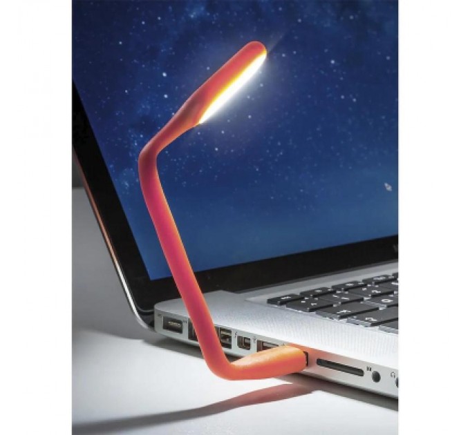 Лампа USB Optima LED, гнучка, 2 шт, рожевий (UL-001-PI2)