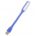 Лампа USB Optima LED, гнучка, 2 шт, синій (UL-001-BLU2)