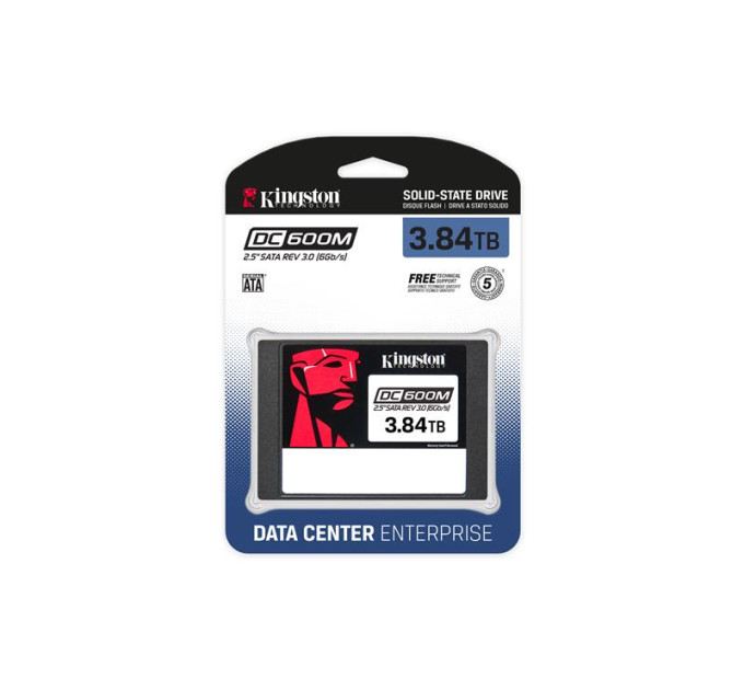Kingston Накопичувач SSD 2.5" 3.84TB Kingston (SEDC600M/3840G)