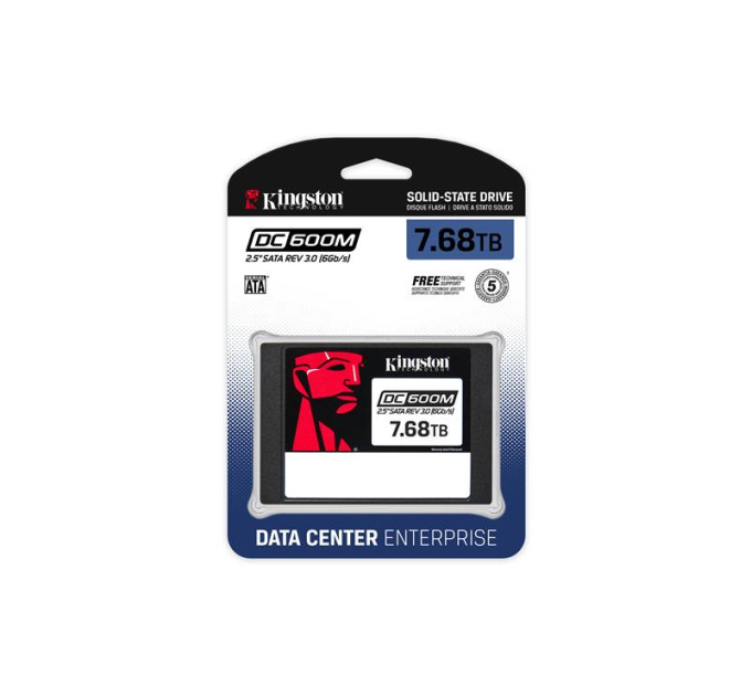 Kingston Накопичувач SSD 2.5" 7.68TB Kingston (SEDC600M/7680G)