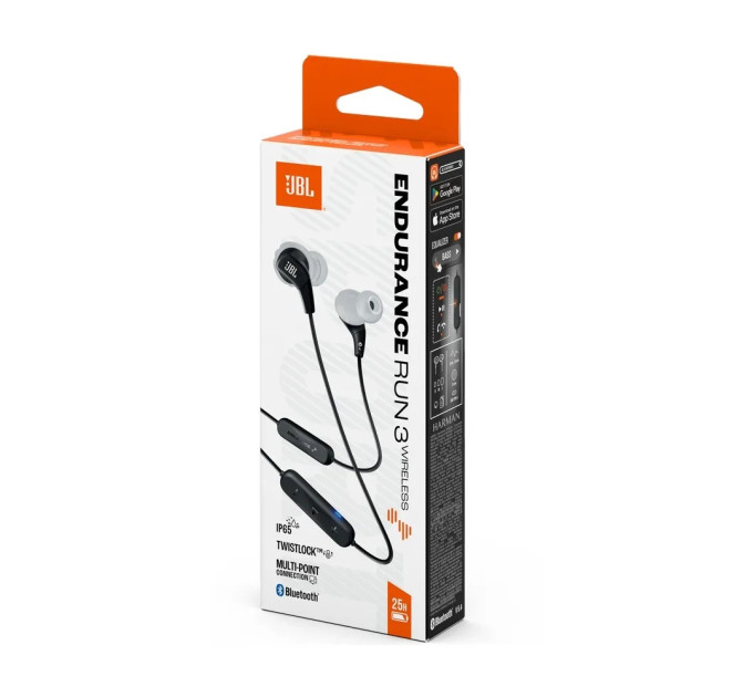 JBL Bluetooth-гарнітура JBL Endurance Run 3 BT Black (JBLENDURRUN3BTBLKG)
