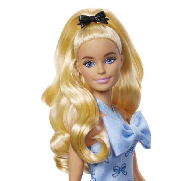 Barbie Лялька Barbie Fashionistas Блакитні бантики (HYT93)
