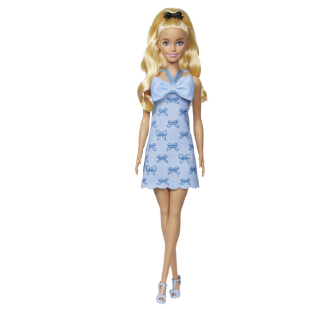 Barbie Лялька Barbie Fashionistas Блакитні бантики (HYT93)