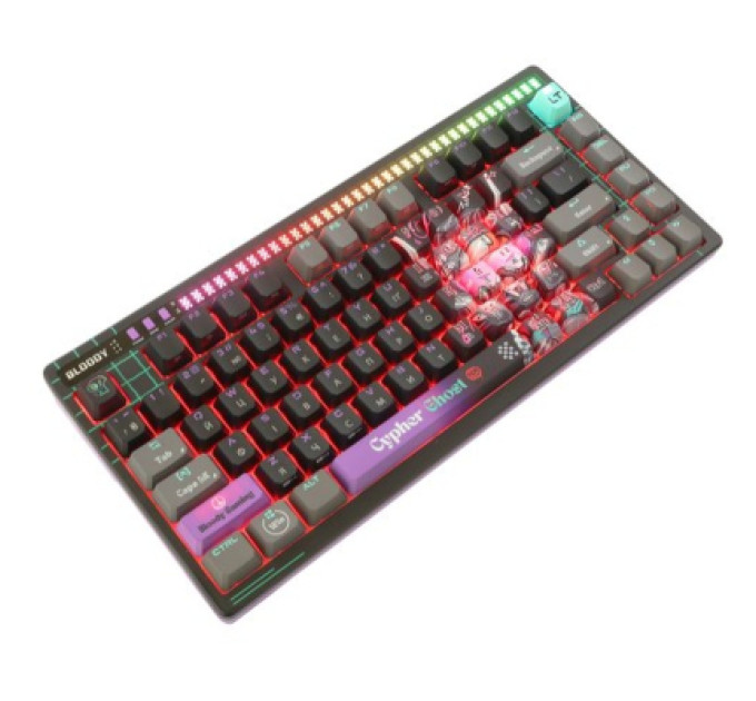 A4Tech Клавіатура A4Tech AT75 RGB USB UA Cypher Ghost (4711421001830)