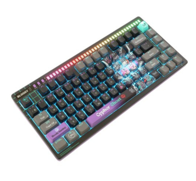 A4Tech Клавіатура A4Tech AT75 RGB USB UA Cypher Ghost (4711421001830)