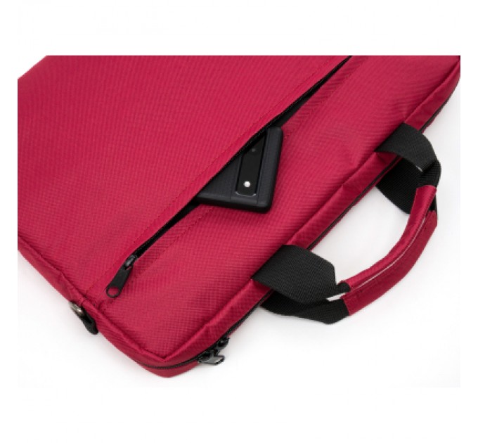 Сумка для ноутбука Vinga 14" NB1402 Burgundy, white print (NB1402UWBY)