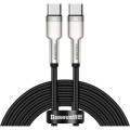 Baseus Дата кабель USB-C to USB-C 2.0m 100W metal black Baseus (CATJK-D01)