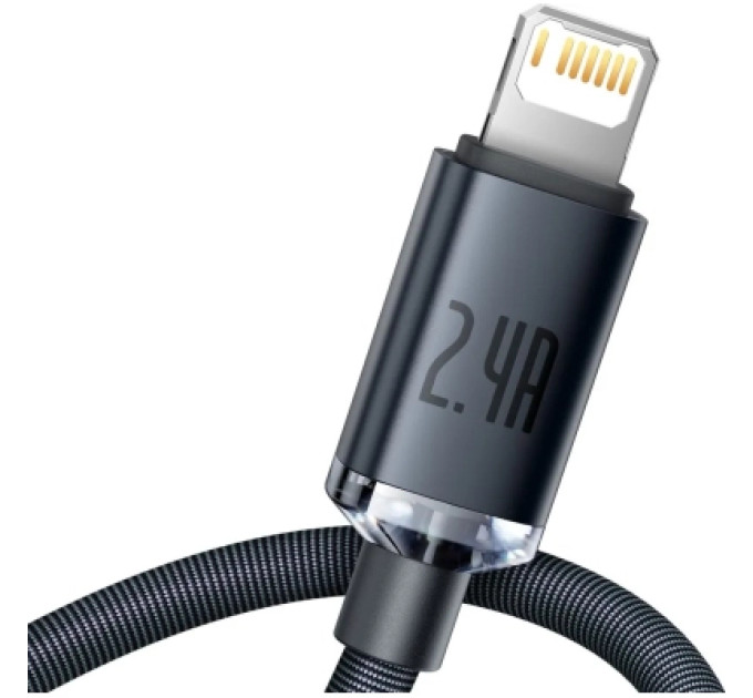 Baseus Дата кабель USB 2.0 AM to Lightning 2.0m 2.4A black Baseus (CAJY000101)