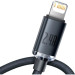 Baseus Дата кабель USB 2.0 AM to Lightning 2.0m 2.4A black Baseus (CAJY000101)
