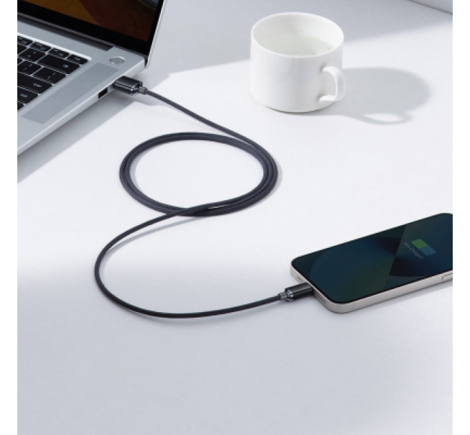 Baseus Дата кабель USB 2.0 AM to Lightning 2.0m 2.4A black Baseus (CAJY000101)