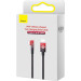 Baseus Дата кабель USB-C to Lightning 1.0m 20W 90° corner black/red Baseus (CAVP000220)
