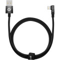 Baseus Дата кабель USB 2.0 AM to Lightning 1.0m 2.4A 90° corner black Baseus (CAVP000001)