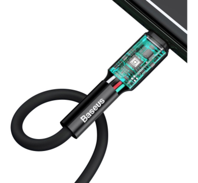 Baseus Дата кабель USB 2.0 AM to Lightning 1.0m black Baseus (CALGJ-01)