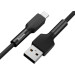 Baseus Дата кабель USB 2.0 AM to Lightning 1.0m black Baseus (CALGJ-01)