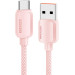 Essager Дата кабель USB 2.0 AM to USB-C 1.0m 100W pink Essager (EXC7A-WL04-P)
