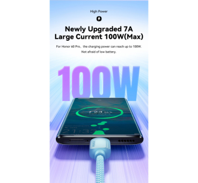 Essager Дата кабель USB 2.0 AM to USB-C 3.0m 100W black Essager (EXC7A-WLC01-P)
