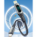 Essager Дата кабель USB-C to Lightning 2.0m 20W Digital Display blue Essager (EXCTL-YDA03)