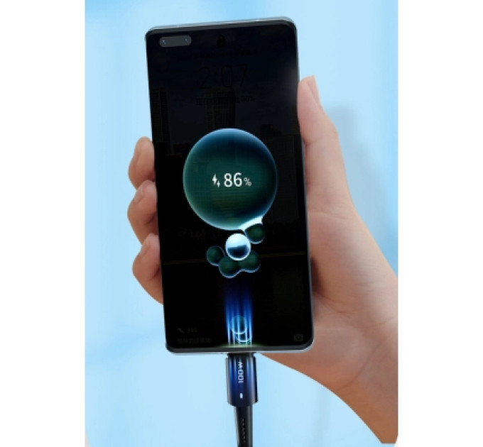 Essager Дата кабель USB-C to USB-C 1.0m 100W black Essager (EXCTT1-CG01)
