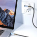 Essager Дата кабель USB-C to USB-C 3.0m 100W 90° corner black Essager (EXCTT1-CGWTC01)