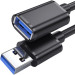 Essager Дата кабель USB 3.0 AM/AF 1.5m Essager (EXCAM-YTA01)