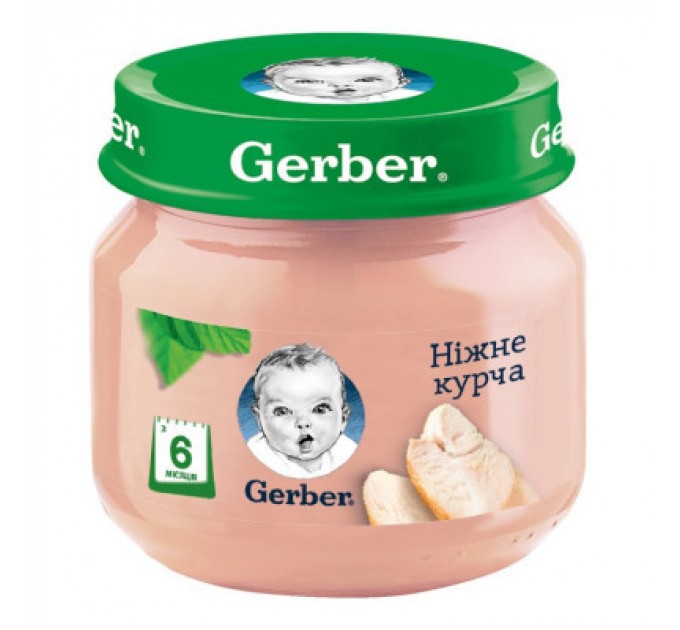 Дитяче пюре Gerber Курча, 80 г (7613033644948)