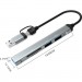 Dynamode Концентратор Dynamode 5-in-1 USB Type-C/Type-A to 1хUSB3.0, 2xUSB 2.0, card-reader SD/MicroSD (DM-UH-514)