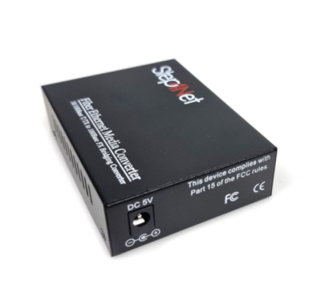 Step4Net Медіаконвертер 10/100Base-TX to 100Base-FX, SM, 1550nm, SC/PC, 20км Step4Net (MC-R-0,1-1SM-1550nm-20-LFP)