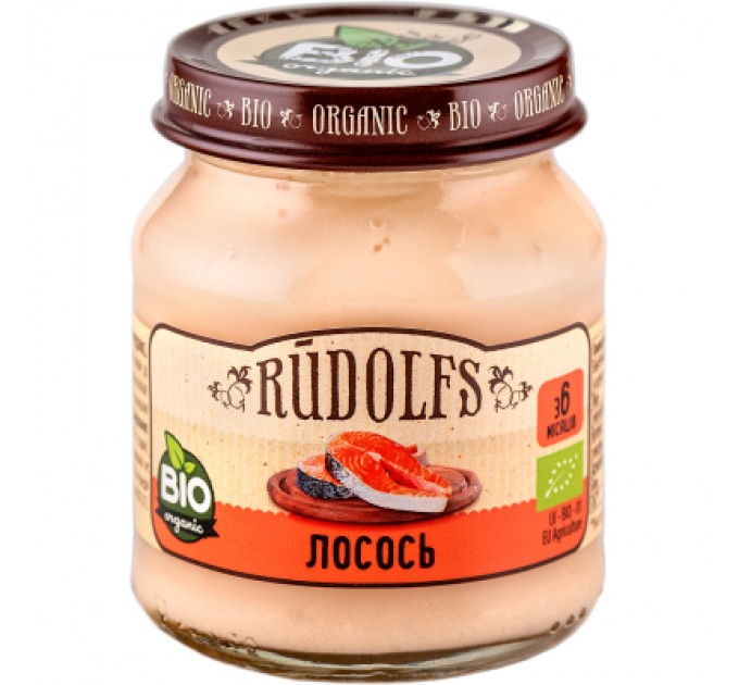 Дитяче пюре Rudolfs Лосось 115 г (4751017941584)