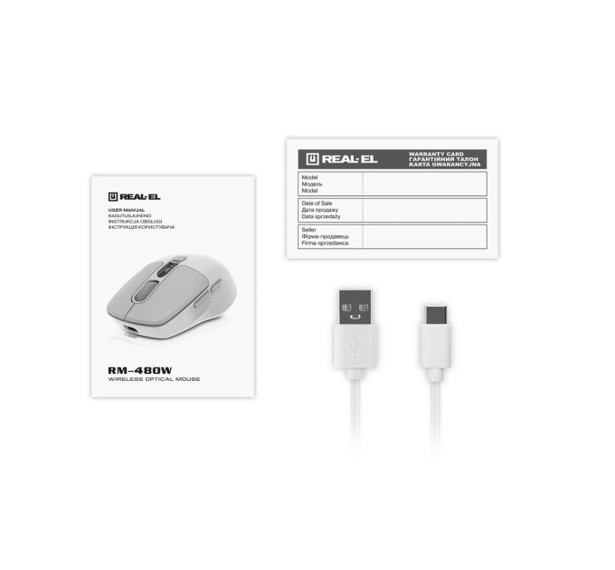 REAL-EL Миша бездротова REAL-EL RM-481W