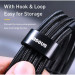 Baseus Дата кабель USB-C to USB-C 2.0m PD2.0 100W (20V/5A) red+black Baseus (CATKLF-AL91)
