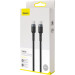 Baseus Дата кабель USB-C to USB-C 2.0m 100W 5A black-grey Baseus (CATKLF-ALG1)