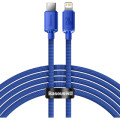 Baseus Дата кабель USB-C to Lightning 2.0m 20W blue Baseus (CAJY000303)