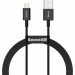 Baseus Дата кабель USB 2.0 AM to Lightning 2.0m 2.4A black Baseus (CALYS-C01)