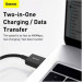 Baseus Дата кабель USB 2.0 AM to Lightning 2.0m 2.4A black Baseus (CALYS-C01)