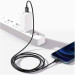 Baseus Дата кабель USB 2.0 AM to Lightning 2.0m 2.4A black Baseus (CALYS-C01)